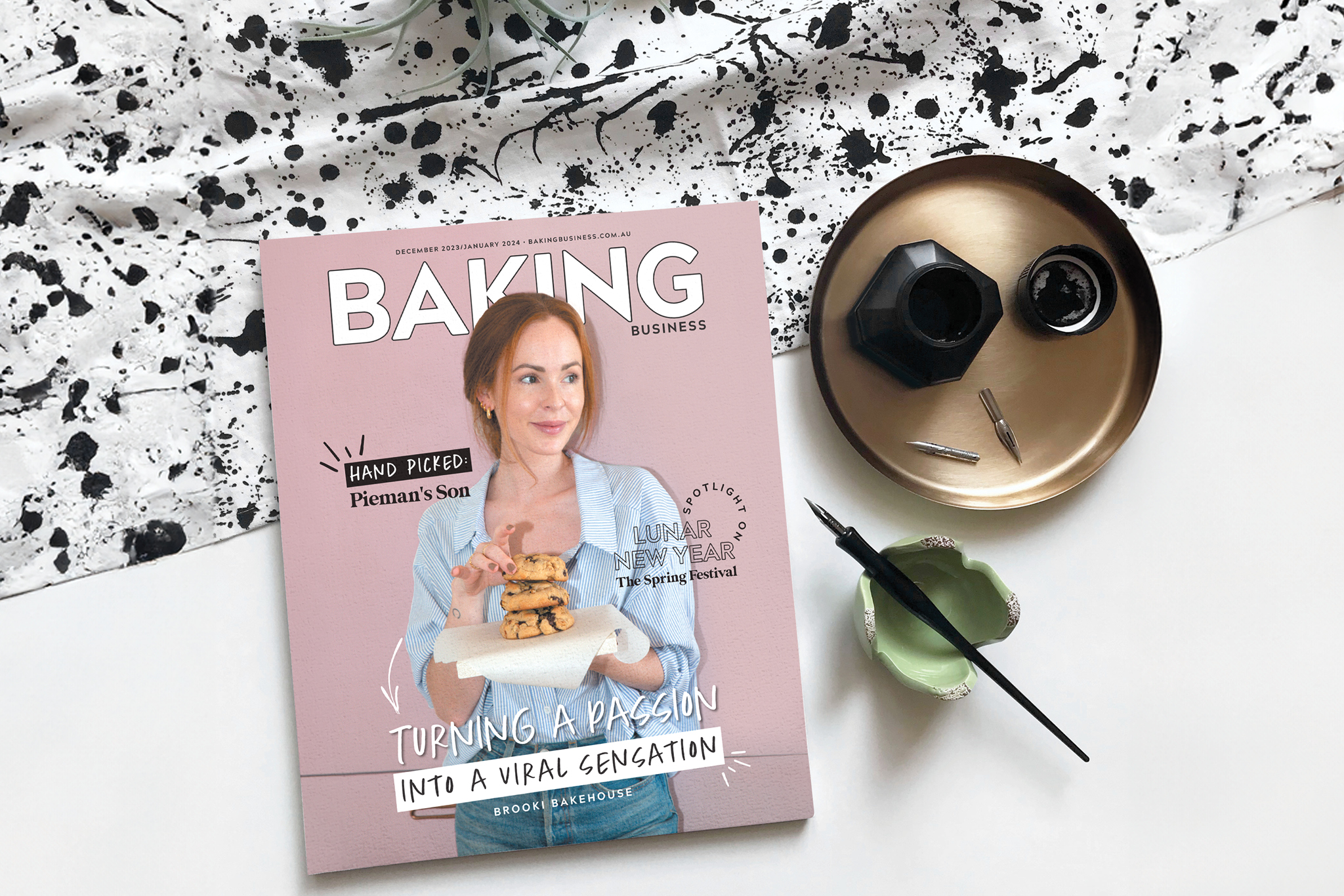 Baking Business cover design for Brooki Bakehouse