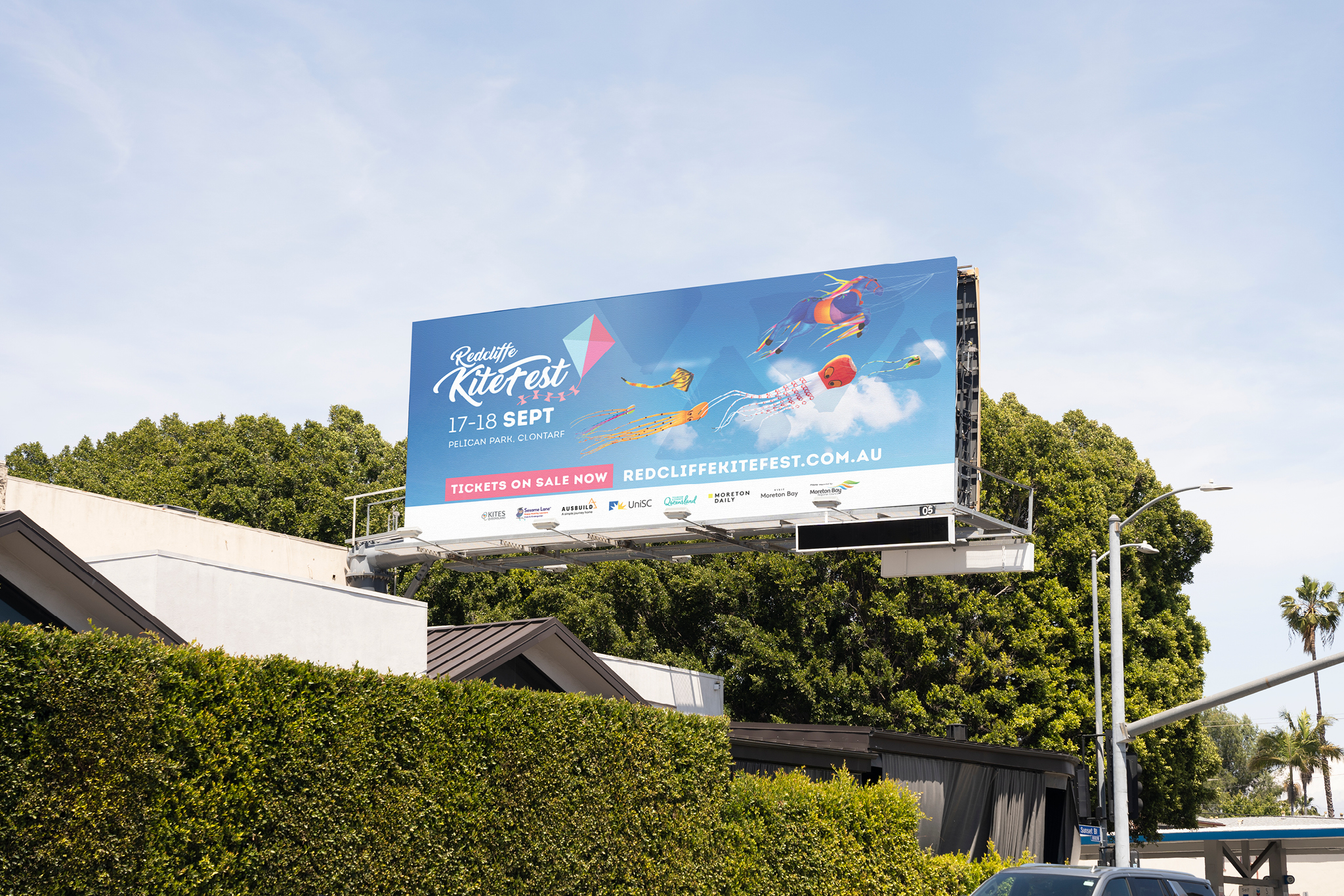 Billboard design for Redcliffe KiteFest
